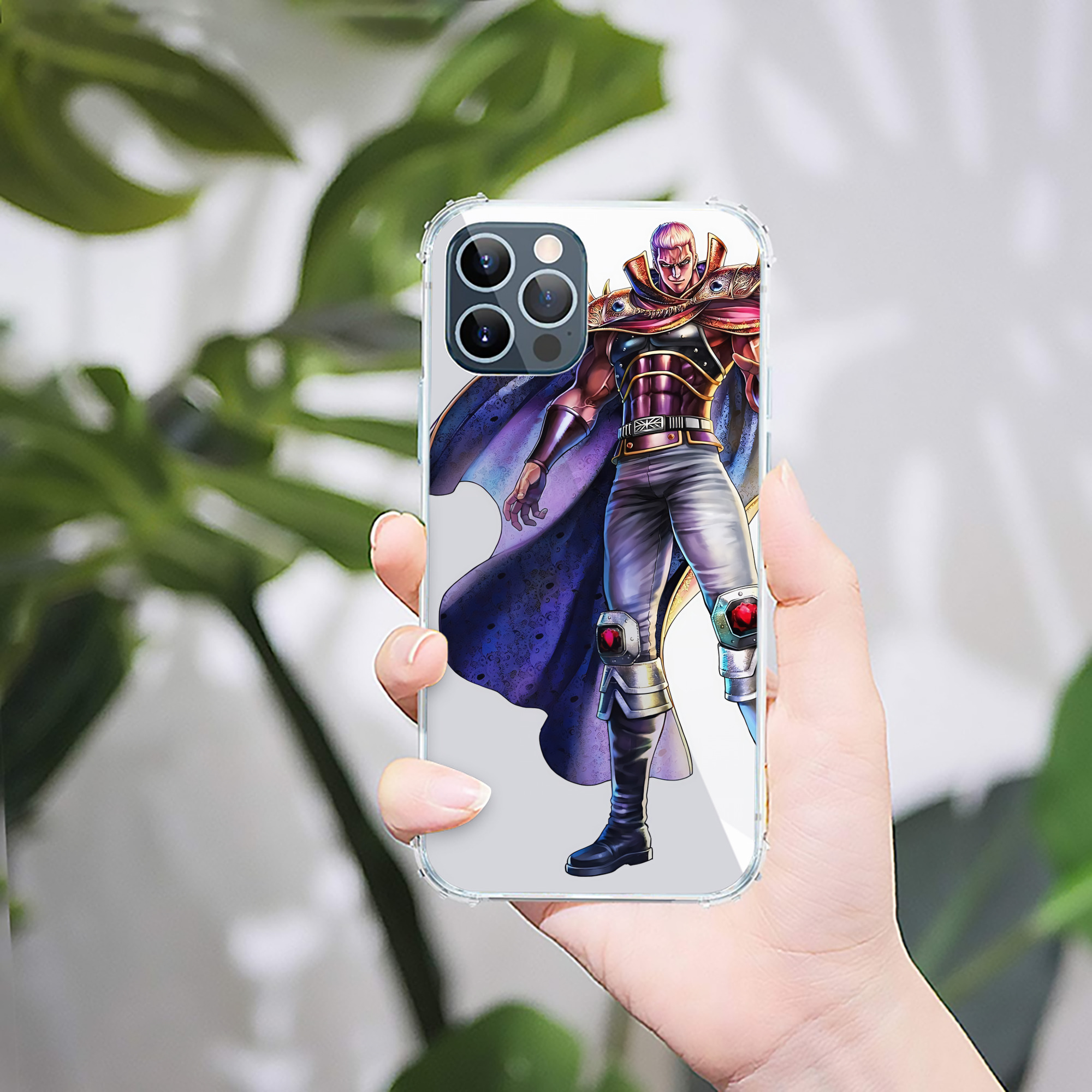 （画像用） 北斗の拳 Fist of the North Star 【iPhone 12シリーズ対応】透明スマホケース（クリアソフトケース）